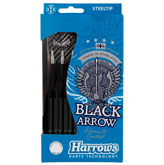 Harrows Blackarrow Steel Tip Dartpilar