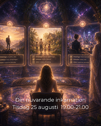 Grupphypnos  Din nuvarande inkarnation  Tisdag 25 aug 