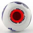 Gunvor Olin-Grönqvist (Köökki 1960) Rounded Shaker with Hand-Painted Blue Flower Decor 6 cm