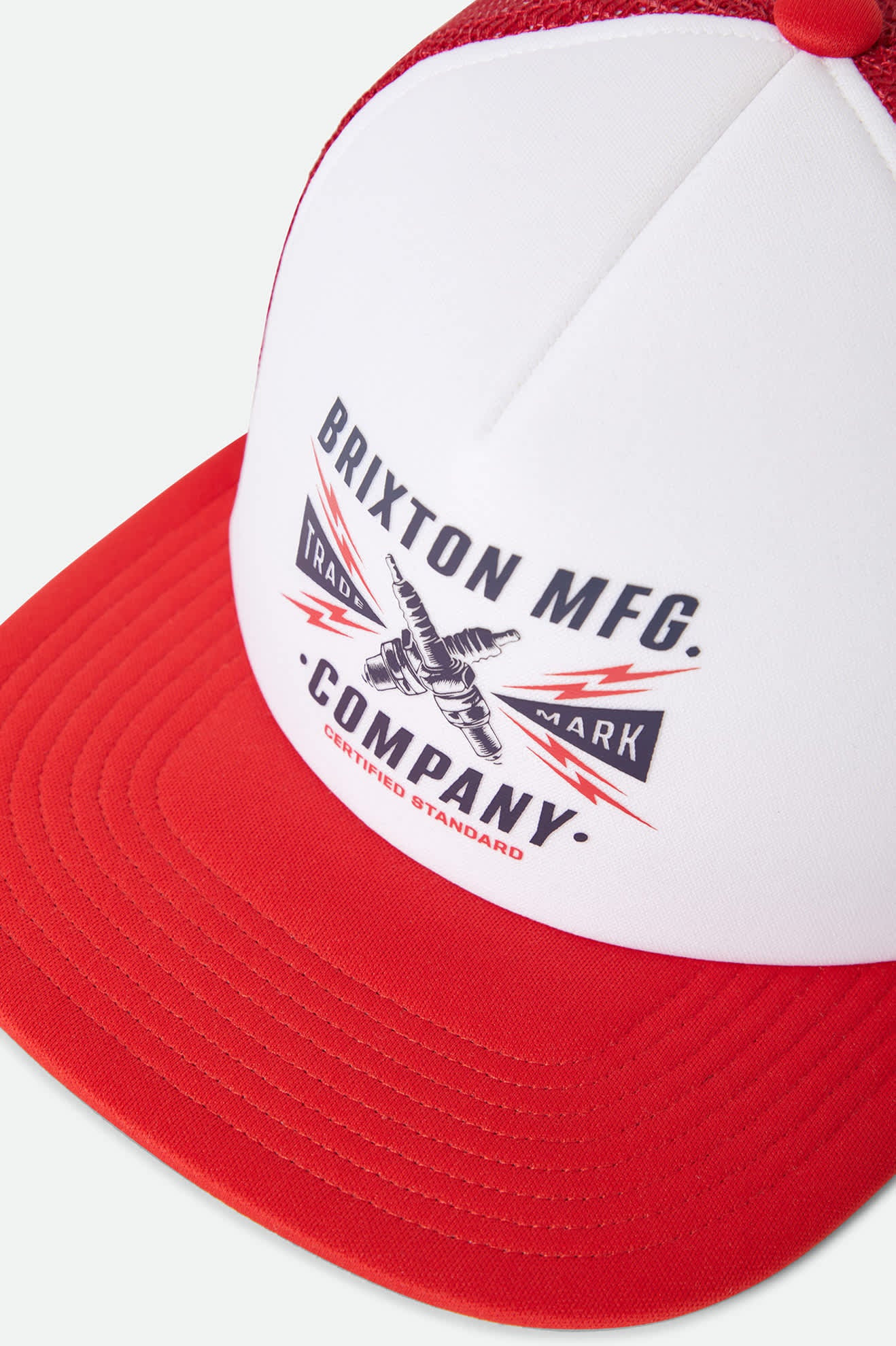 Brixton Danton  röd truckerkeps - 3