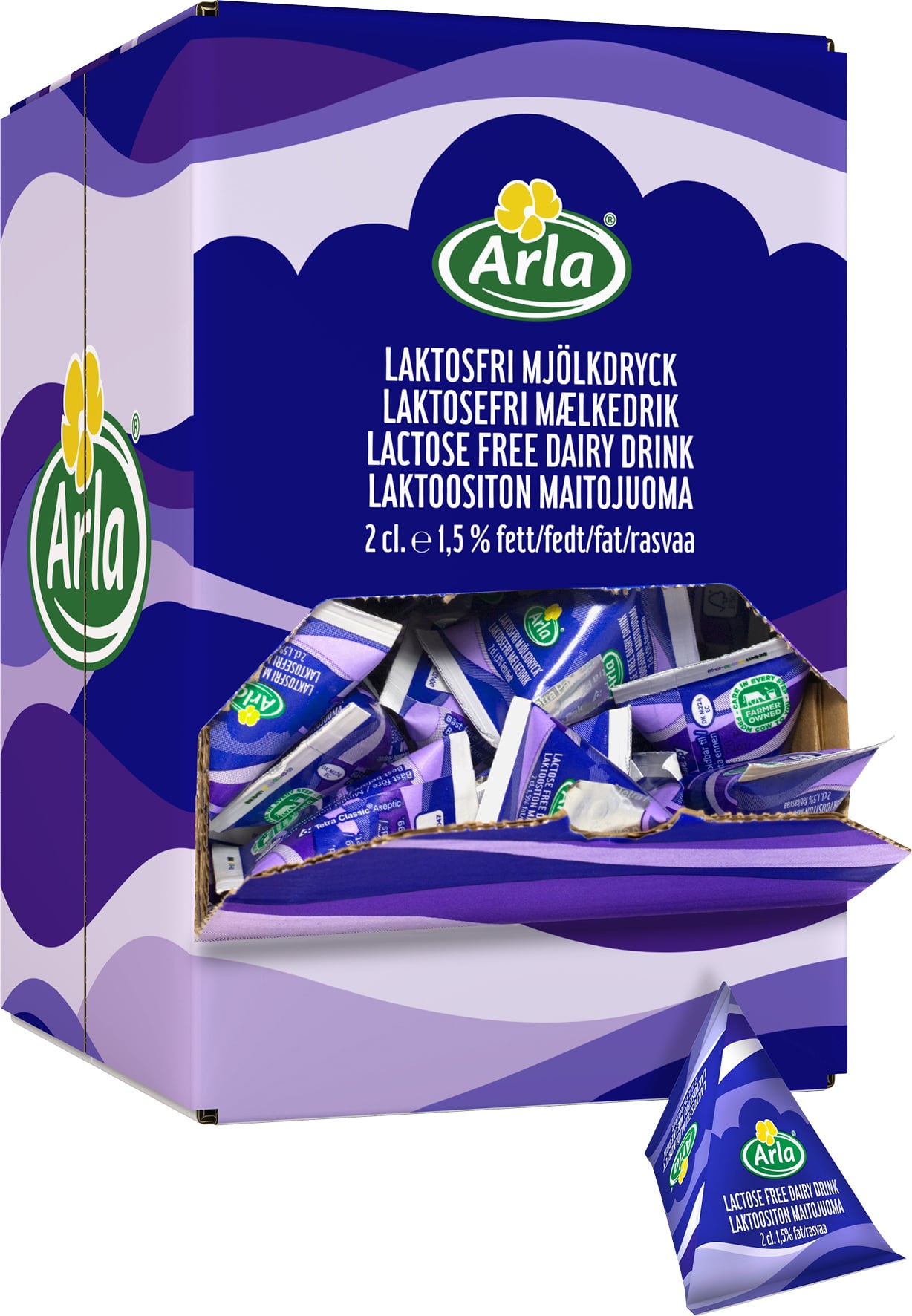 Arla - Laktosfri mjölk till kaffe och te - 2cl - 100st