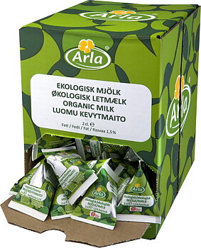 Arla - Ekologisk mjölk till kaffe och te - 2cl - 100st portionsförpackningar