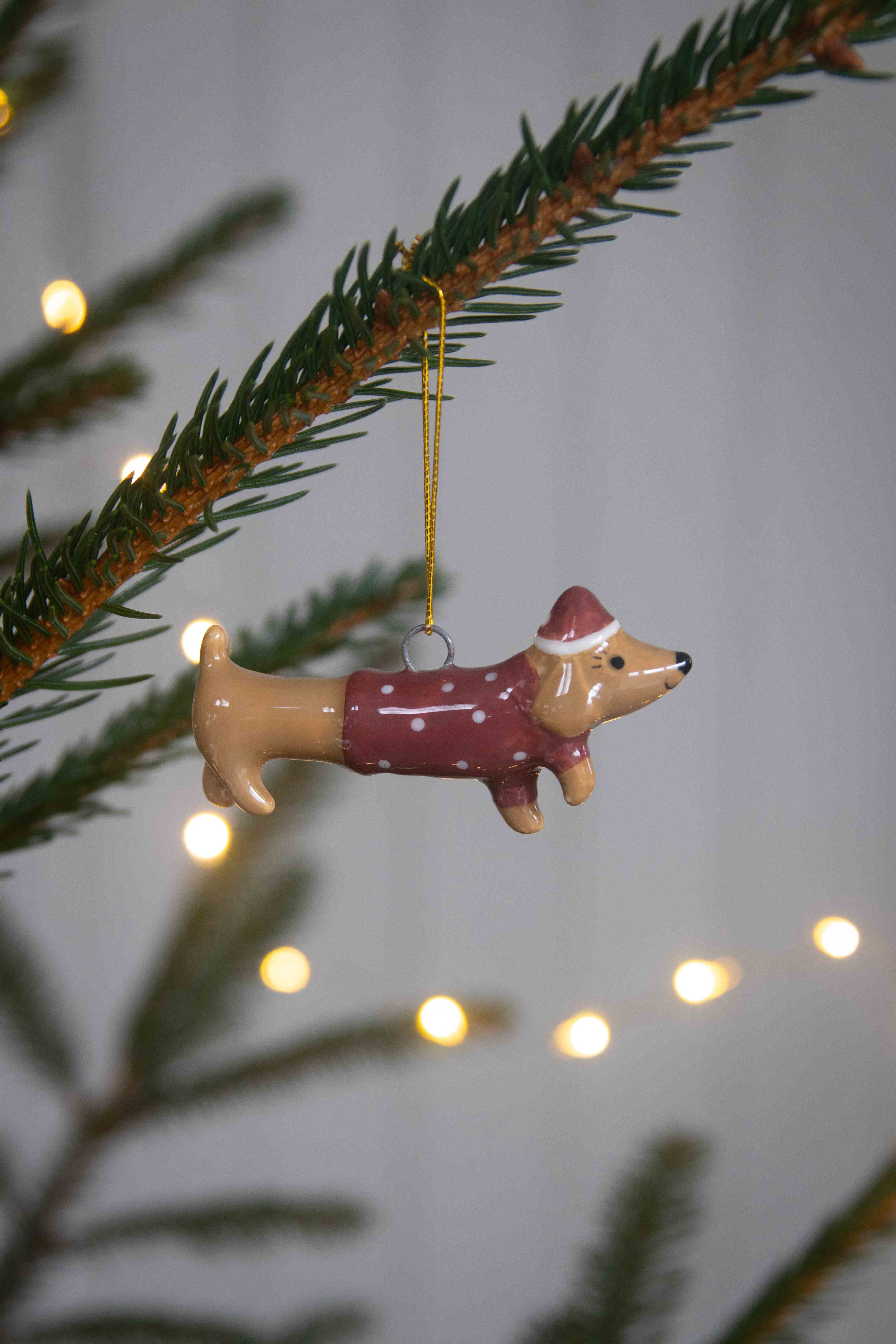 CERMAIC HANGING DECORATION, JOLLY DOG