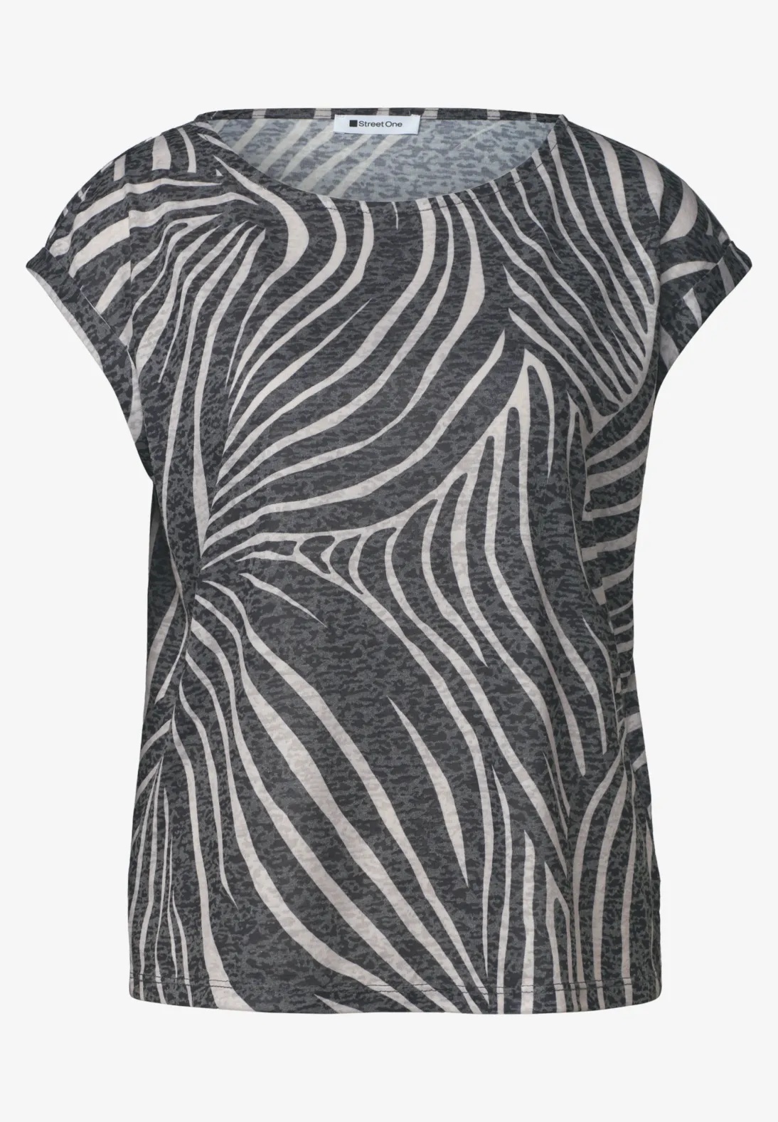 LTD QR Printed Burn Dessin Shirt - Street One - 4