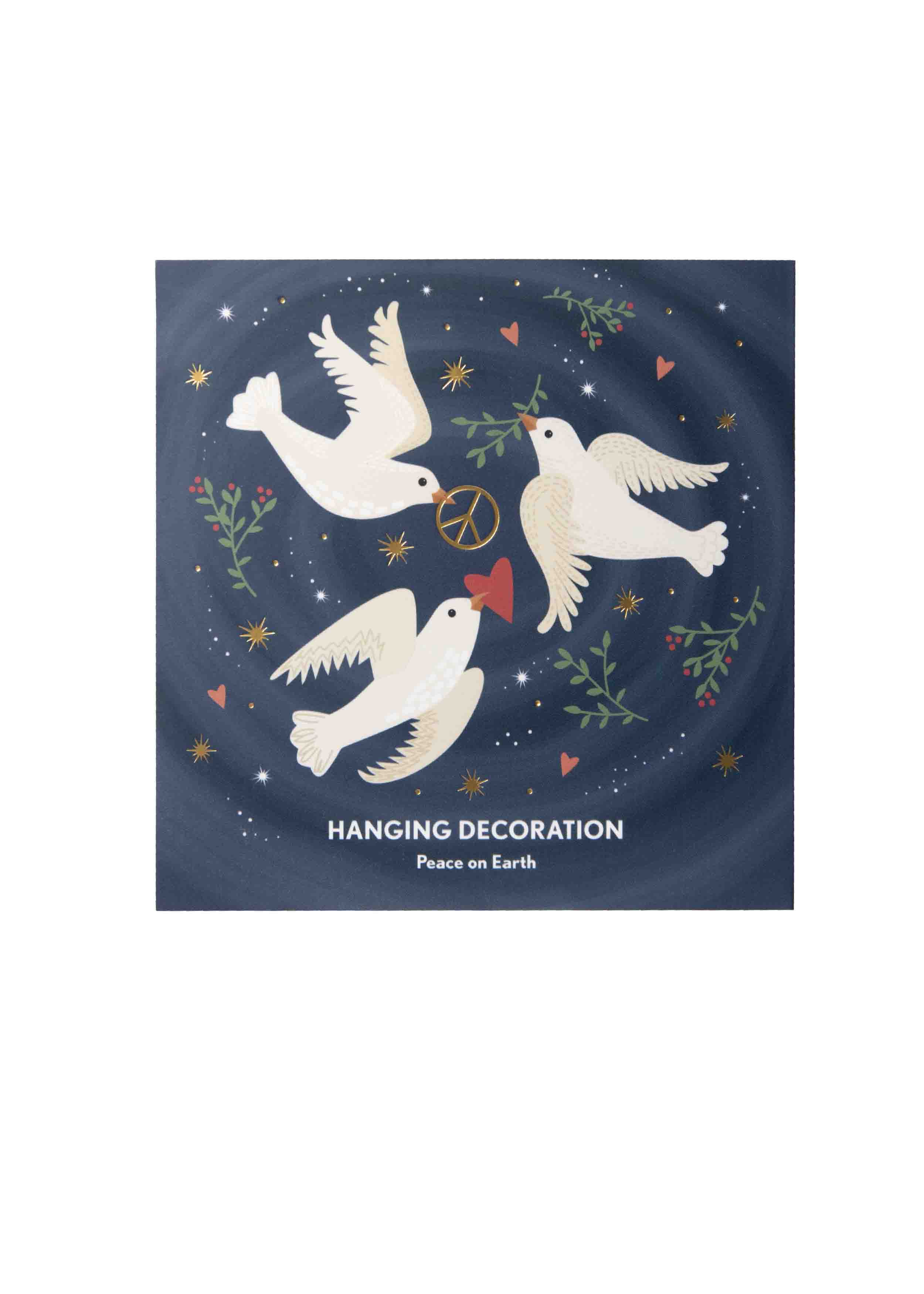 HANGING DECORATION  PEACE ON EARTH