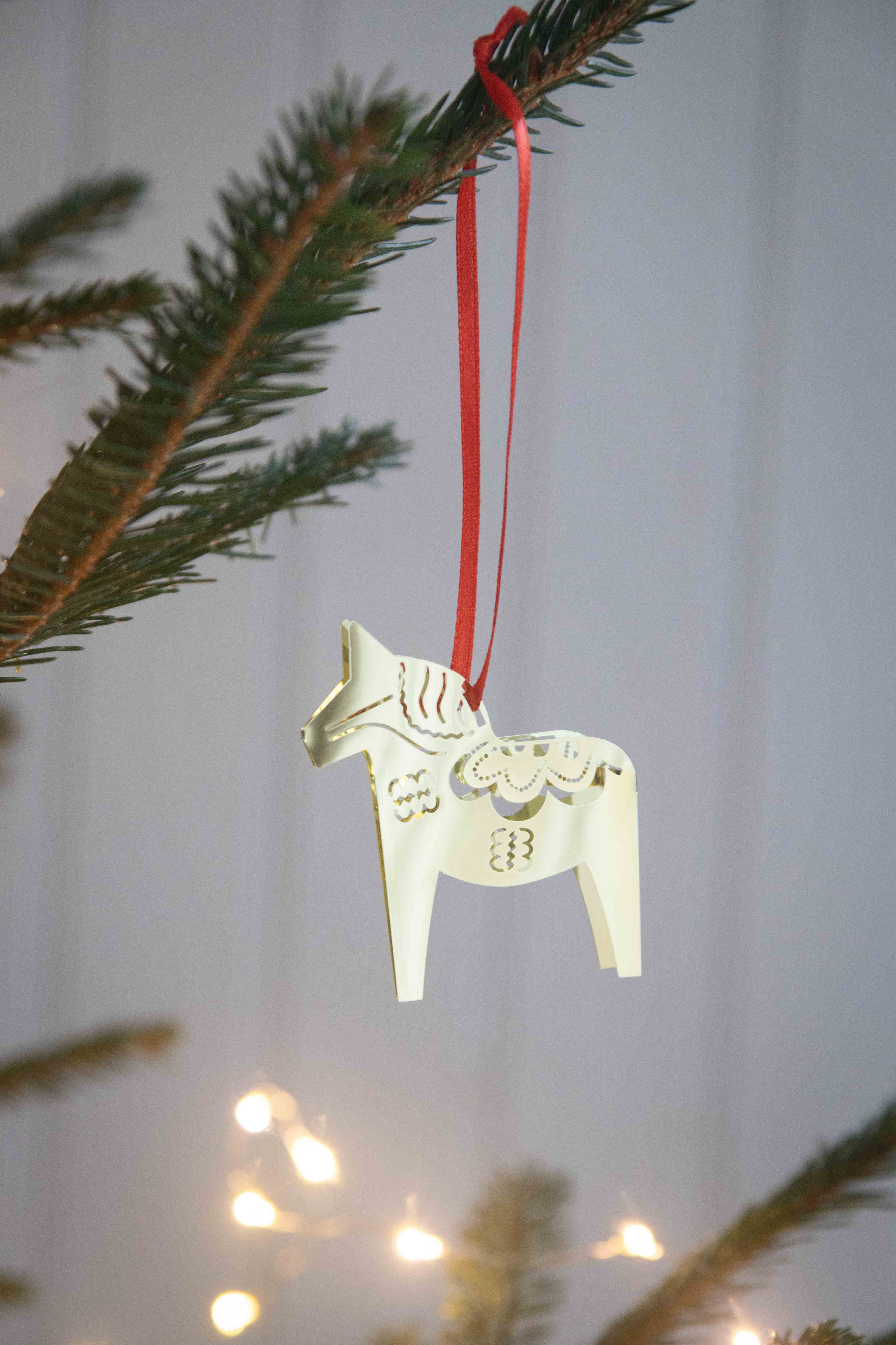 DEKORATIONSHÄNGE CHRISTMAS HORSE 3D