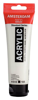 Akrylfärg Amsterdam 120 ml - 105 Titanium White