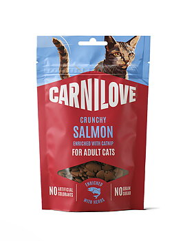 Carnilove Cat Crunchy Snack Lohi kissanmintulla rikastettuna 50 g