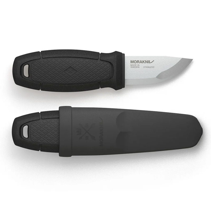 Morakniv Eldris mit Feuerstarter-Set Schwarz | Edelstahl