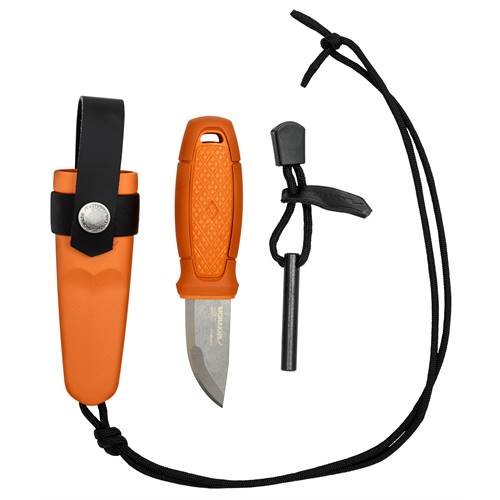 Morakniv Eldris med fyrstikkesett Burnt Orange | Rustfritt stål