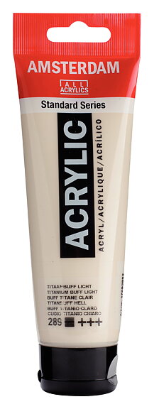 Akrylfärg Amsterdam 120 ml - 289 Titanium Buff Light