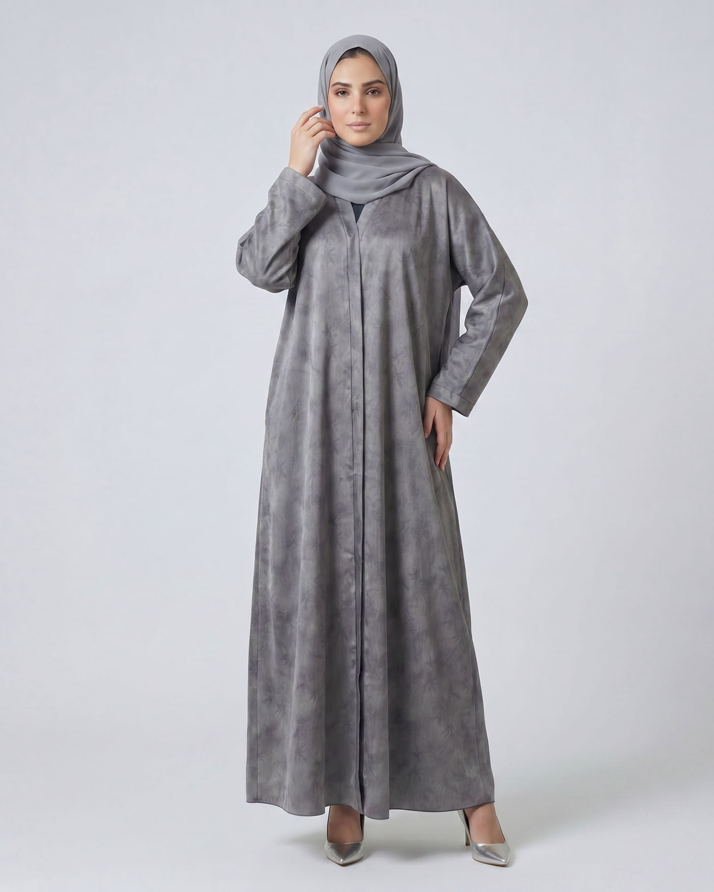 Abaya - Dark Gray - 5