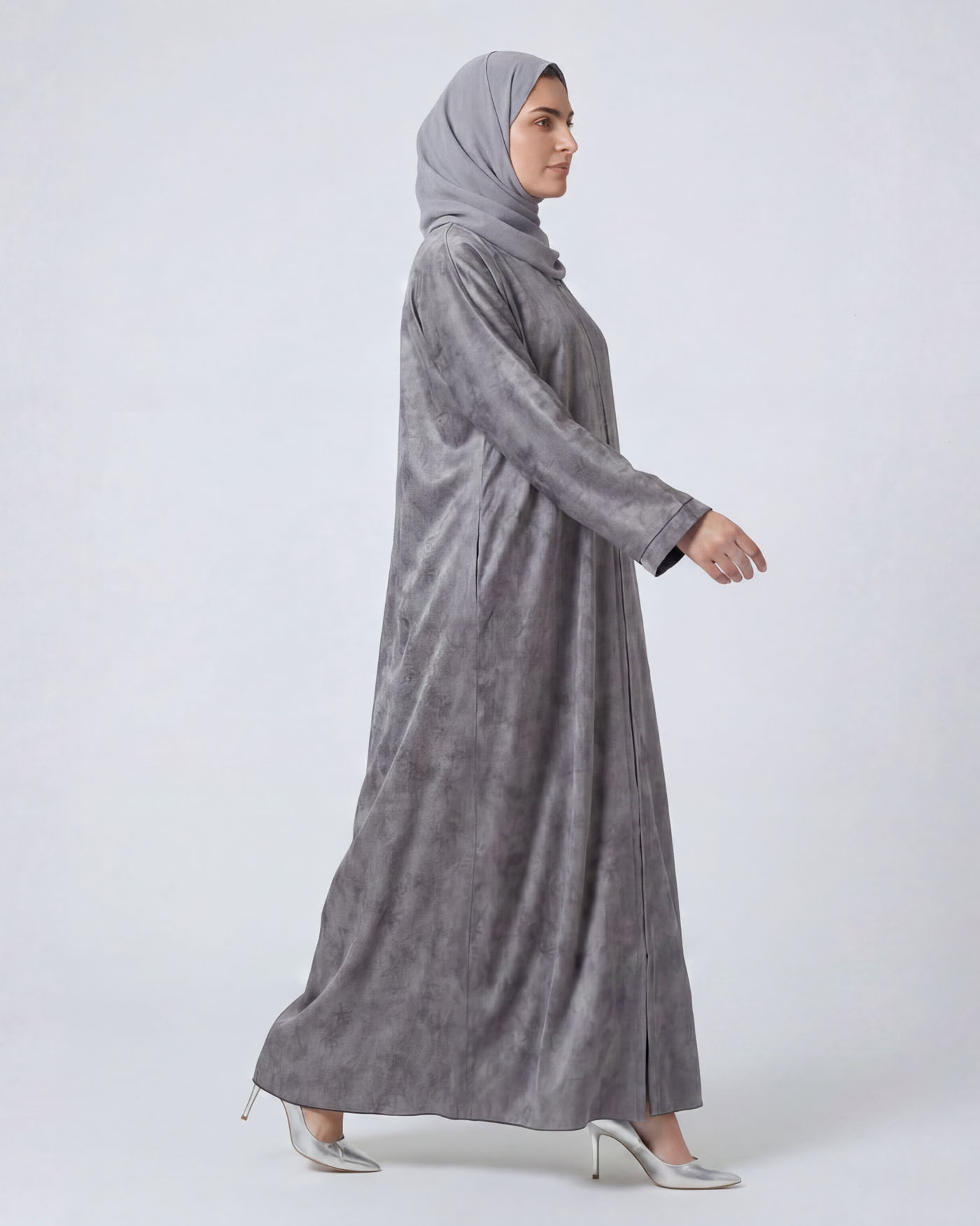 Abaya - Dark Gray - 3