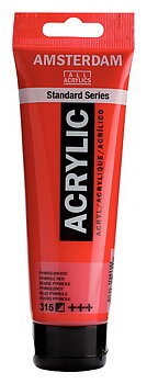 Akrylfärg Amsterdam 120 ml - 315 Pyrrole Red 