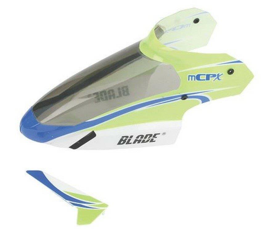 BLADE Complete Green Canopy with Vertical Fin mCP X