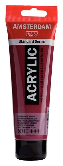 Akrylfärg Amsterdam 120 ml - 567 Permanent Red Violet 