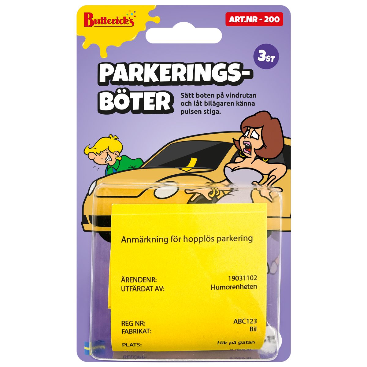 Butterick's Parkeringsböter