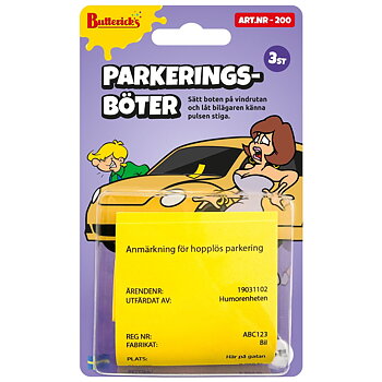 Butterick's Parkeringsböter