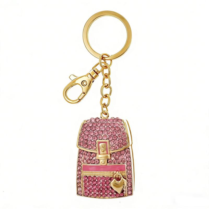 Nyckelring/Bag Charm Ryggsäck Rosa - Tinka