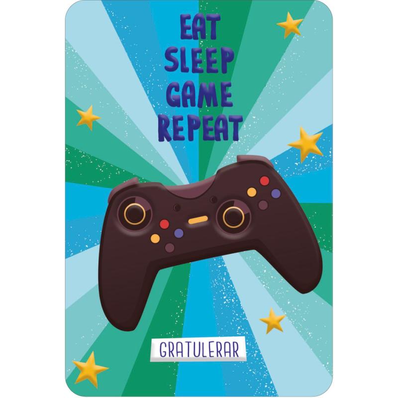 Dubbelt Barnkort Popzzz Gaming - Spader
