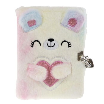 Dagbok Plush Nalle med Hjärta - Tinka