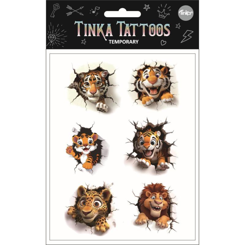 Tatuering Söta Kattdjur - Tinka