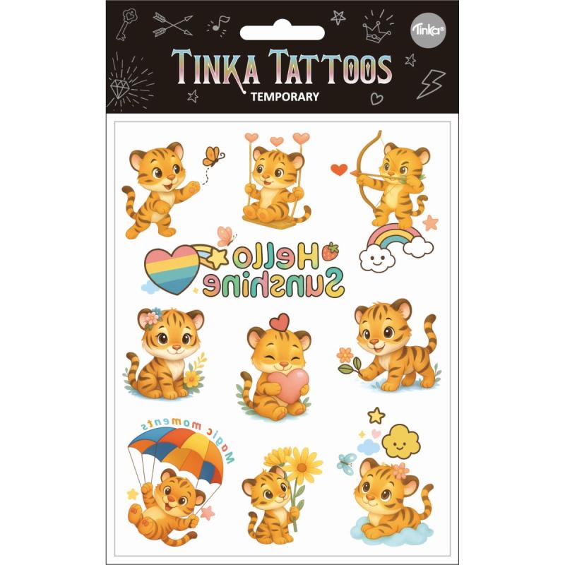 Tatuering Tiger - Tinka