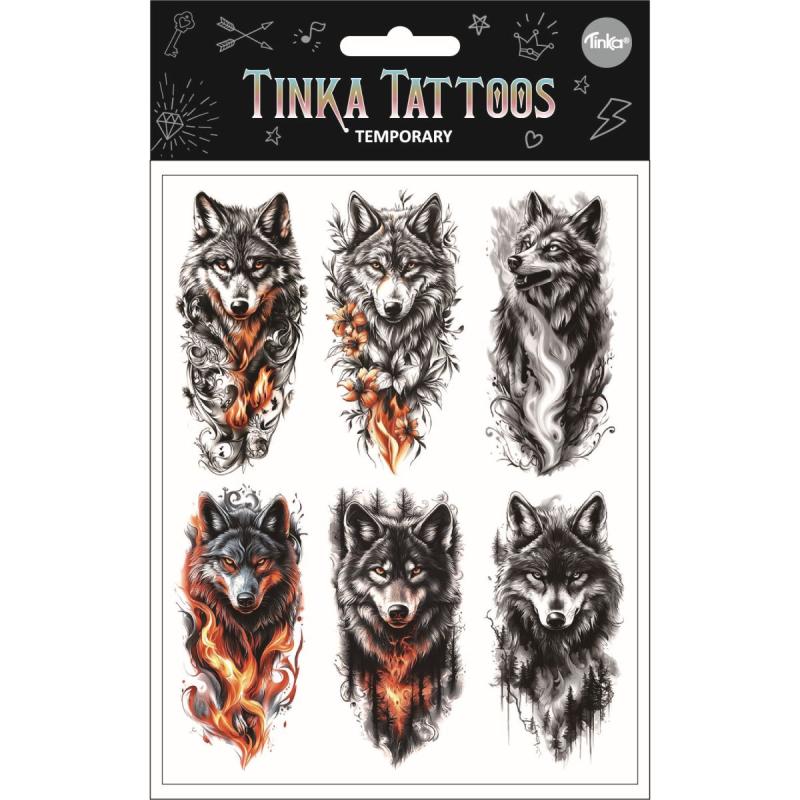 Tatuering Varg - Tinka