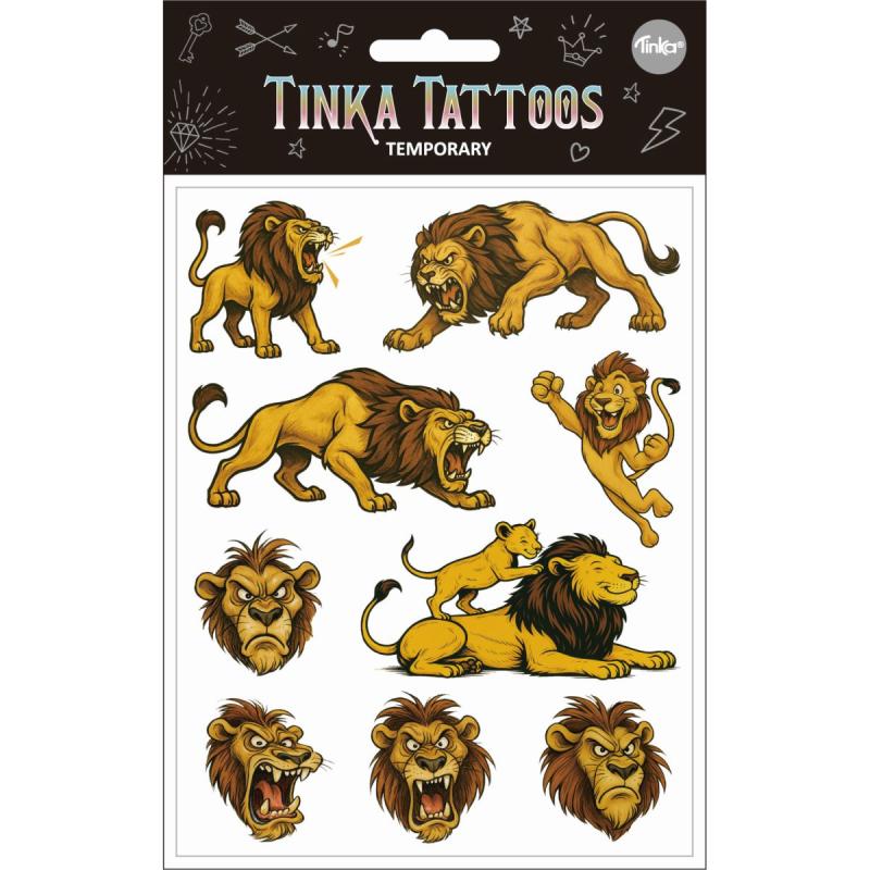 Tatuering Lejon - Tinka
