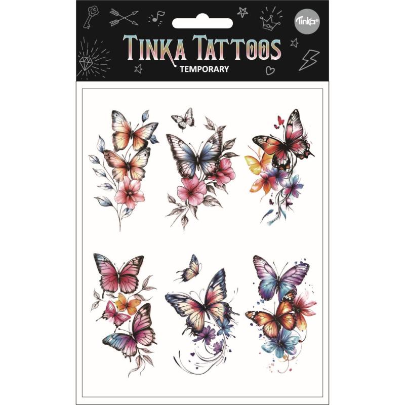 Tatuering Fjärilar - Tinka