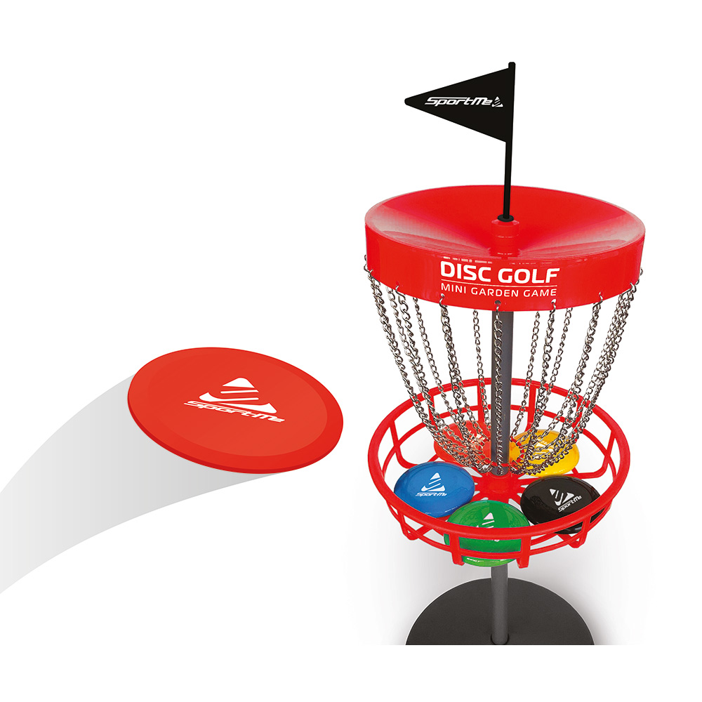 Sportme Mini Discogolfset Med Korg - 2