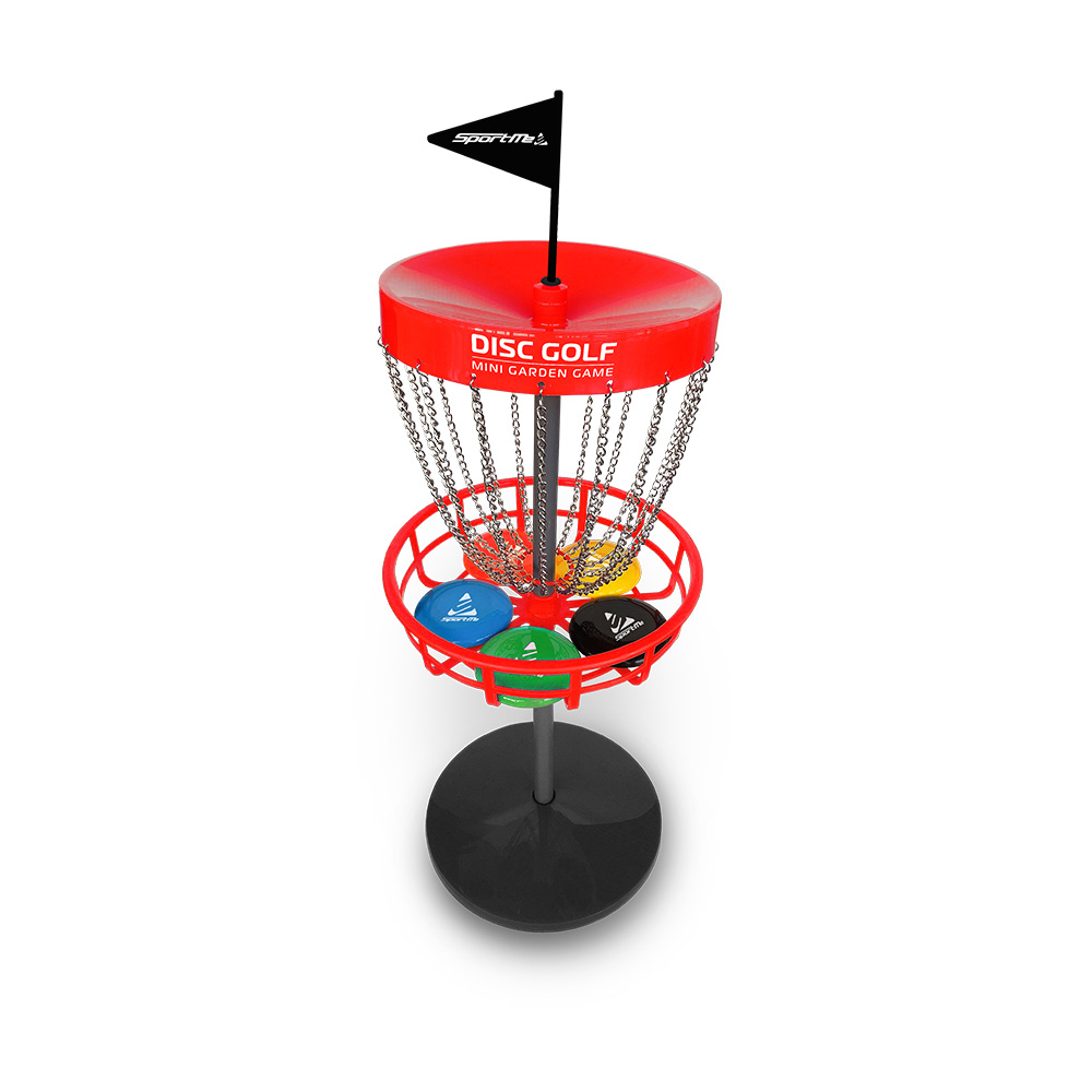 Sportme Mini Discogolfset Med Korg - 3