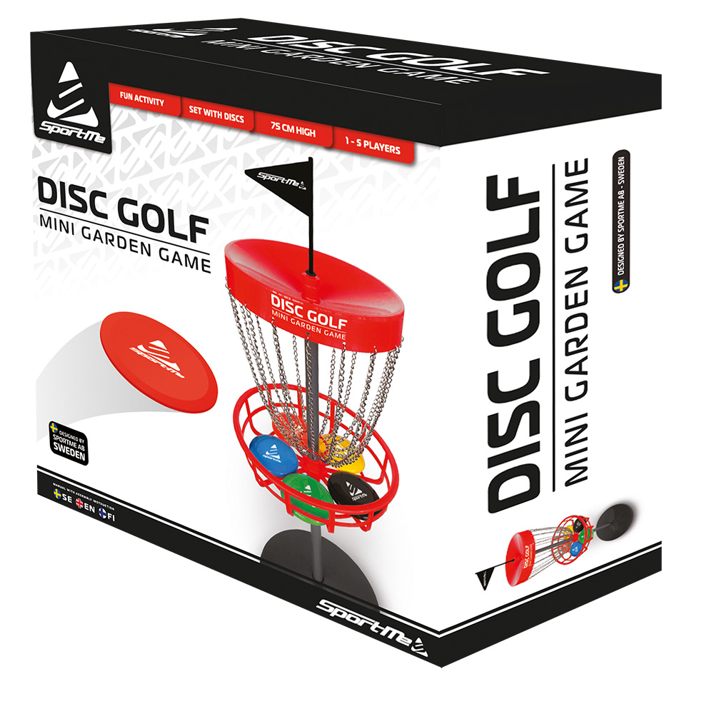 Sportme Mini Discogolfset Med Korg