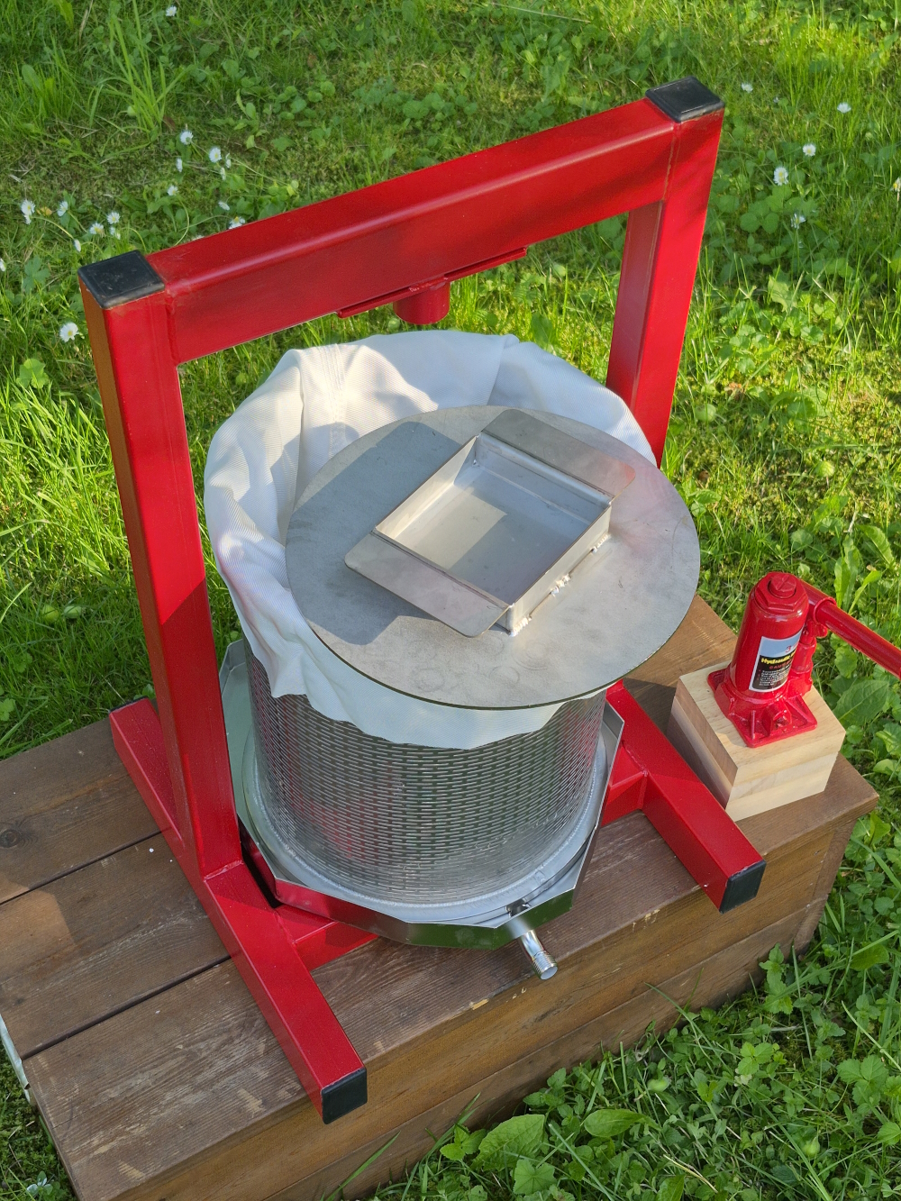Hydraulische fruitpers 25l / 3t - 14