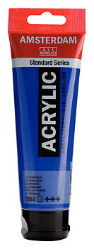 Akrylfärg Amsterdam 120 ml - 504 Ultramarine 