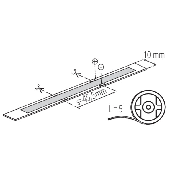 KANLUX LED List LCOB 12W/m 24V IP00/IP65 3000K/4000K/6500K - 5
