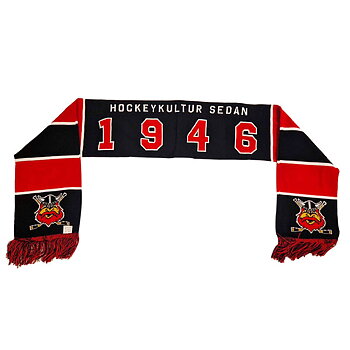 Halsduk Stickad Striped svart