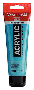 Akrylfärg Amsterdam 120 ml - 522 Turquoise Blue 