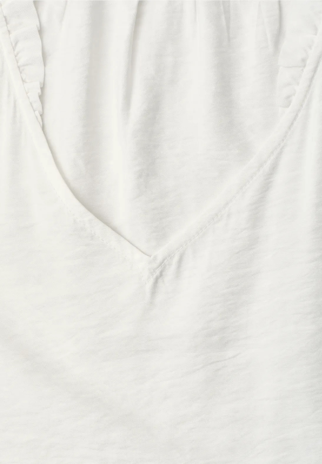 EOS Solid Top With Frills - Offwhite - Street One - 6