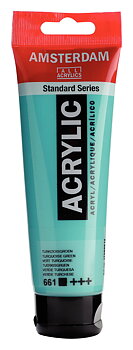 Akrylfärg Amsterdam 120 ml - 661 Turquoise Green