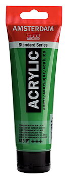 Akrylfärg Amsterdam 120 ml - 618 Permanent Green Light