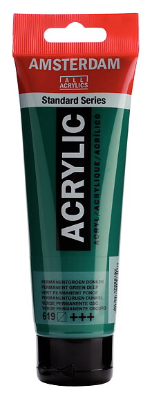 Akrylfärg Amsterdam 120 ml - 619 Permanent Green Deep 