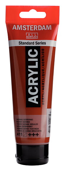 Akrylfärg Amsterdam 120 ml - 411 Burnt Sienna 