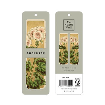 Ohh Deer : Geranium - Bokmärke med guldfoliering 