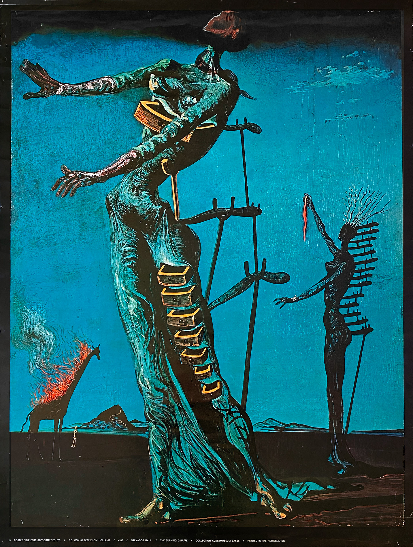 DALÍ, SALVADOR  – "THE BURNING GIRAFFE"