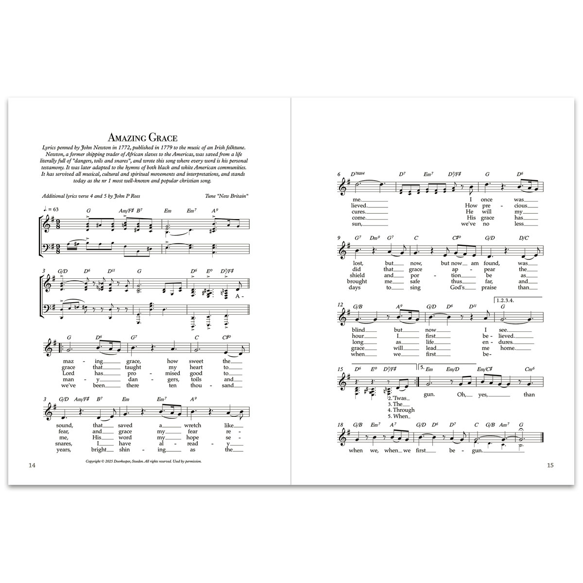 This Is My Story This Is My Song - Peter Sandwall /sångbok - 3