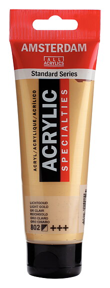 Akrylfärg Amsterdam 120 ml - 802 Light Gold 