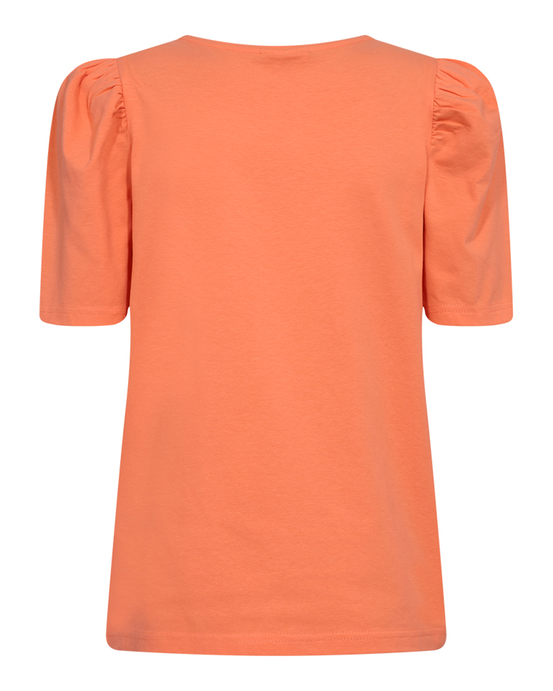 Topp Fenja kort puffärm orange - 2