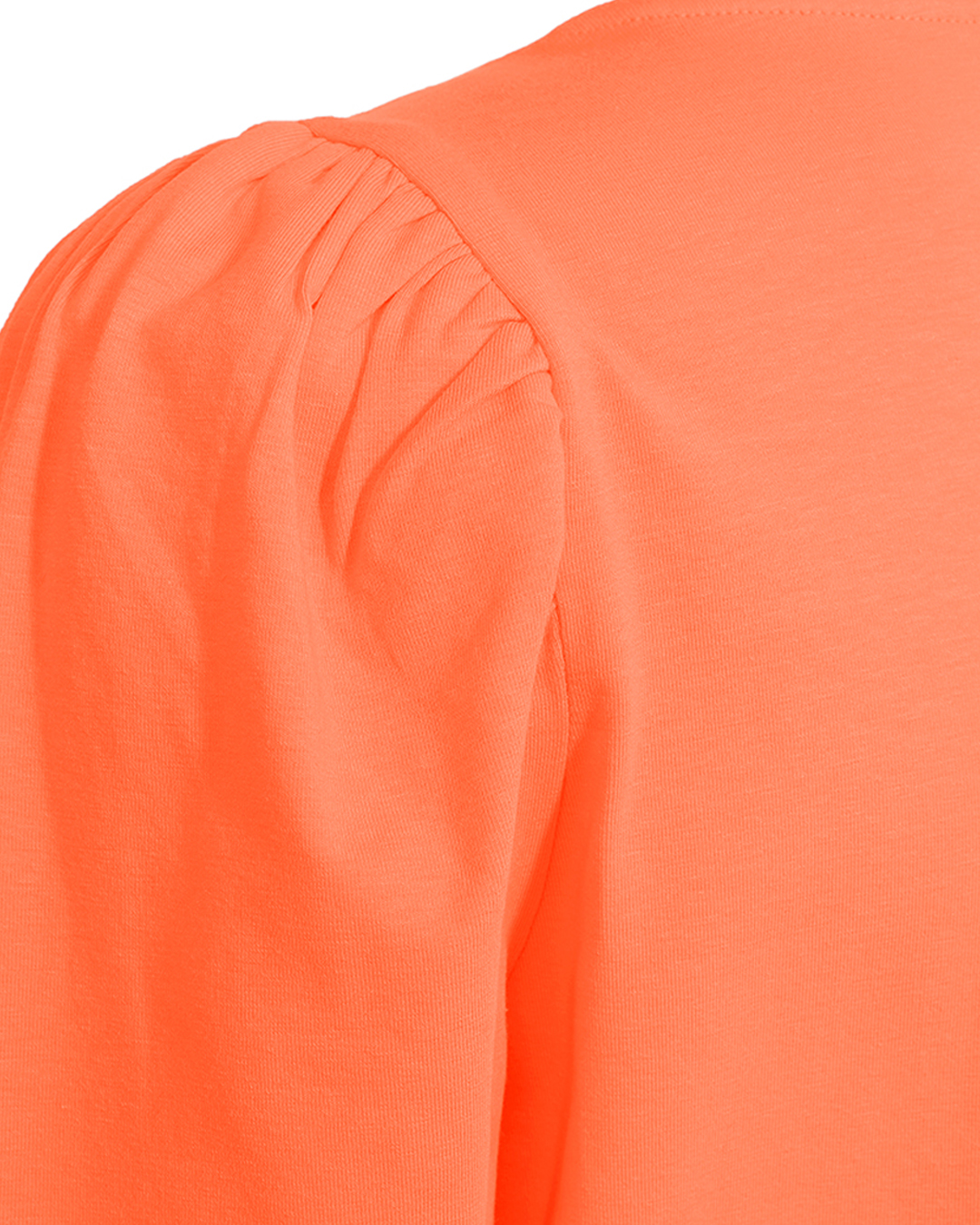 Topp Fenja kort puffärm orange - 3