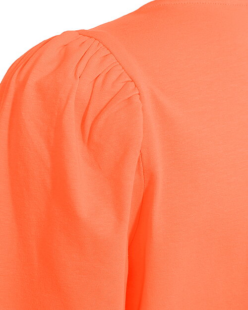Topp Fenja kort puffärm orange - 3
